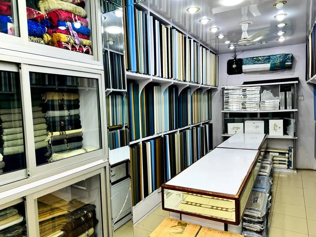 Inside Imran Cloth House in Anarkali Bazar, Gujar Khan